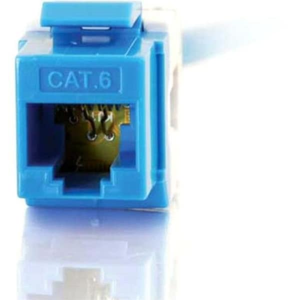 C2G CAT6 180 KEYSTONE JACK BLUE 35211 - main