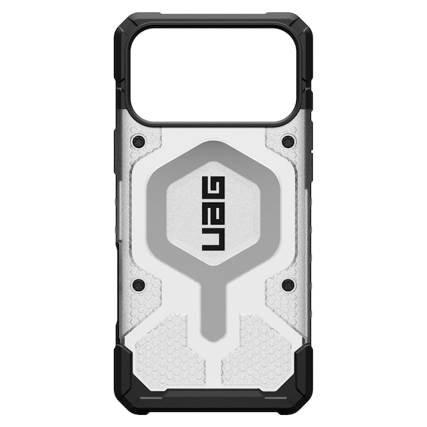 Urban Armor Gear Pathfinder Clear Magsafe Case For Apple Iphone 17 Pro Max - Ice And Silver 114552114333 - main