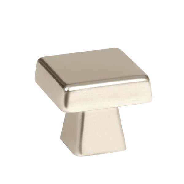 Amerock Blackrock 1-3/16 inch 30mm Length Polished Nickel Cabinet Knob 2000605 - main