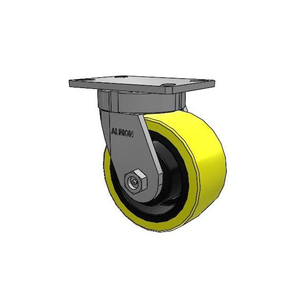 Albion value-kingpinless-6x3-hd-poly-Caster-2900lb 470PF06528S - main