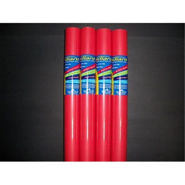 Riteco Raydiant Fade Resistant Art Rolls Bright Red 48 In. X 50 Ft. 4 Pack, 4PK 80037 - main