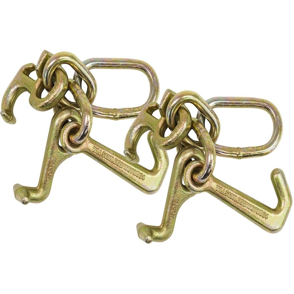 Mytee Products RTJ Cluster Hook Heavy Duty Wrecker Hauler Tow Towing Truck Chain Pair R T J, 2PK RTJHx2 - main