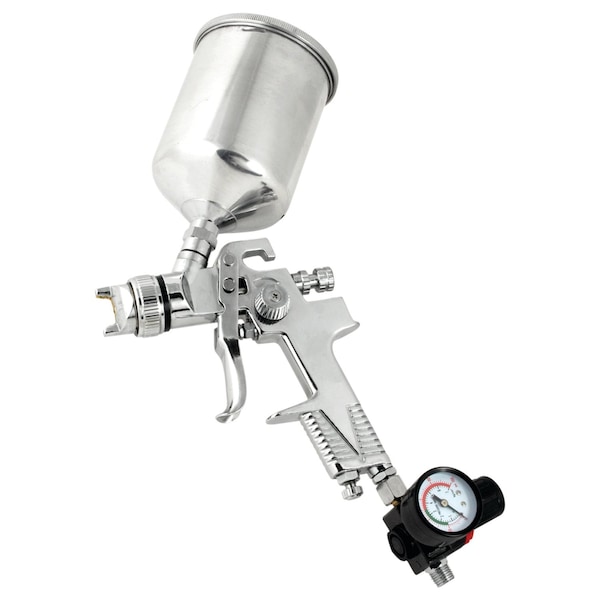 Performance Tool HVLP Gravity Feed Spray Gun, 1.3mm, 700cc Cup, Adjustable Pattern, Gauge M708 - main