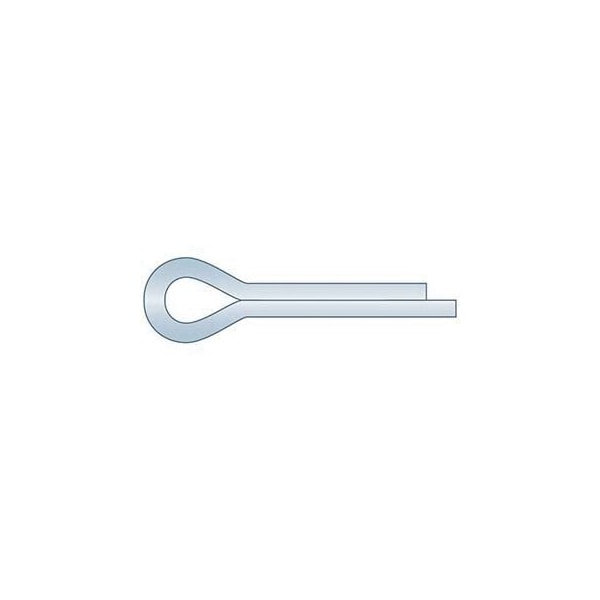Huyett Cotter Pin, Zinc Plated Carbon Steel, 0.125 in Dia x 5.000 in Effective Length CP-125-5000 - main