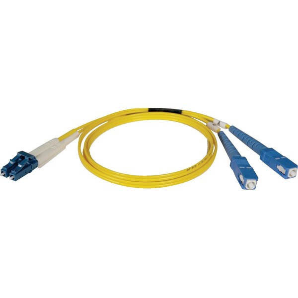 Eaton Tripp Lite Series Duplex Singlemode 9/125 Fiber Patch Cable LC/SC, 25M 82 ft. N366-25M - main