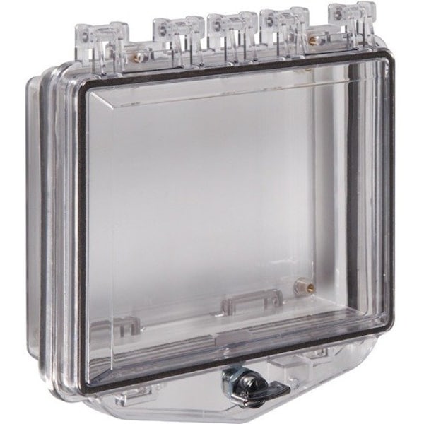 Safety Technology International Enclosure, Polycarbonate, Surface Mount, 10 in W x 3 1/4 in H x 10 in D, Clear STI-7511F - main