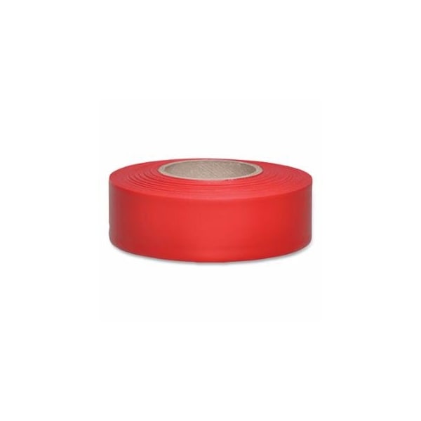 Presco Taffeta Flagging Tape, 1-3/16 in x 300 ft, Red, 12PK 764-TFR - main