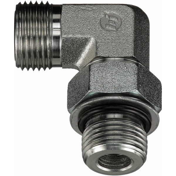 Gates MALE FLAT-FACE O-RING TO MALE O-RING BOSS - 90 SAE TO SAE G60810-1012 - main