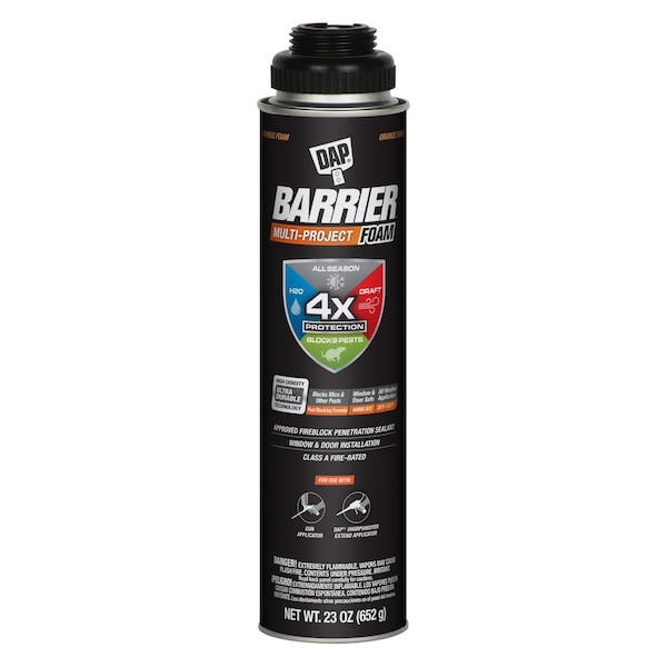 Dap Barrier Multi-Project Gun Foam, 23 oz, 12 PK 7565012532 - main