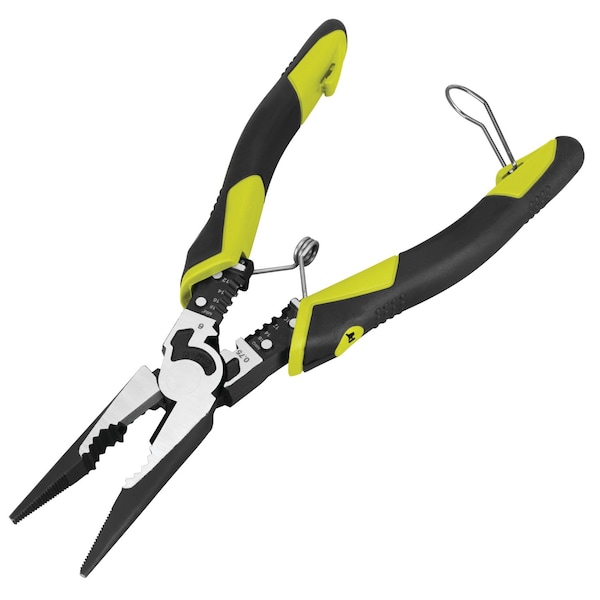 Performance Tool 8-1/2 in. Pliers, Wire Stripper Crimper, Cr-V Steel W86507 - main