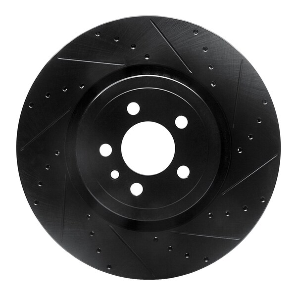 Dynamic Friction Co DFC Brake Rotor - Drilled and Slotted - Black 633-40035R - main