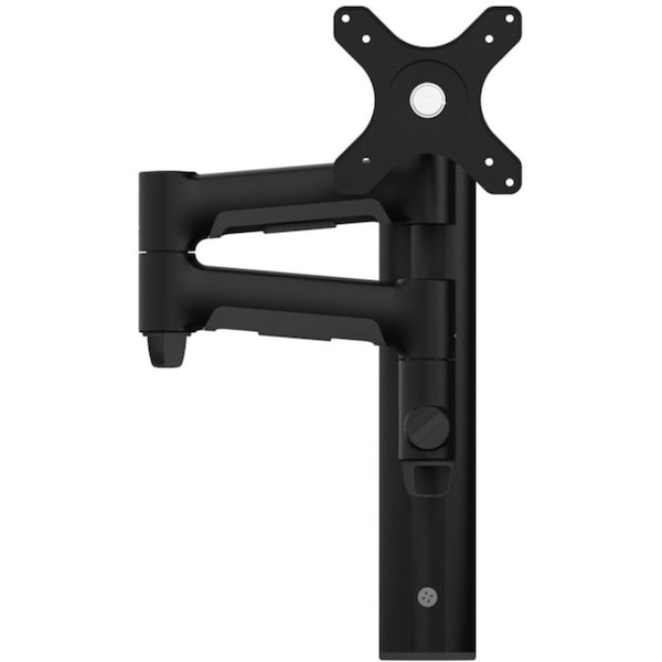 Atdec full motion monitor arm channel mount, suits flat screen monitors up to 26.5 lbs, curved AWMS-46W35-B - main