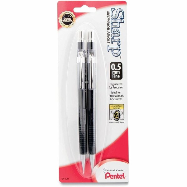 Pentel P205BP2-K6 Sharp Automatic Pencil 0.5 mm 2-Pack P205BP2-K6 - main