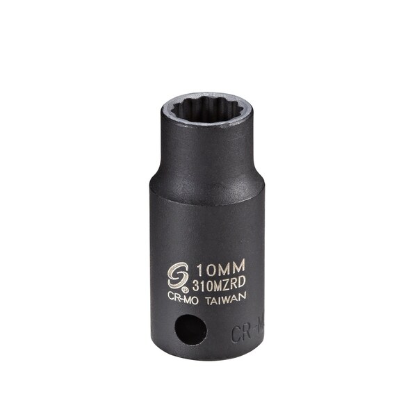 Sunex 3/8 in Drive 10Mm 12Pt Semi-Deep Impact Socket 310MZRD - main