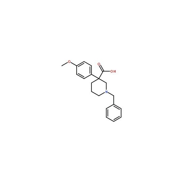 Ak Scientific 1-Benzyl-3-(4-methoxyphenyl)-piperadine-3-carboxylic acid (100mg), CAS 2108662-70-8 9522AL-100mg - main