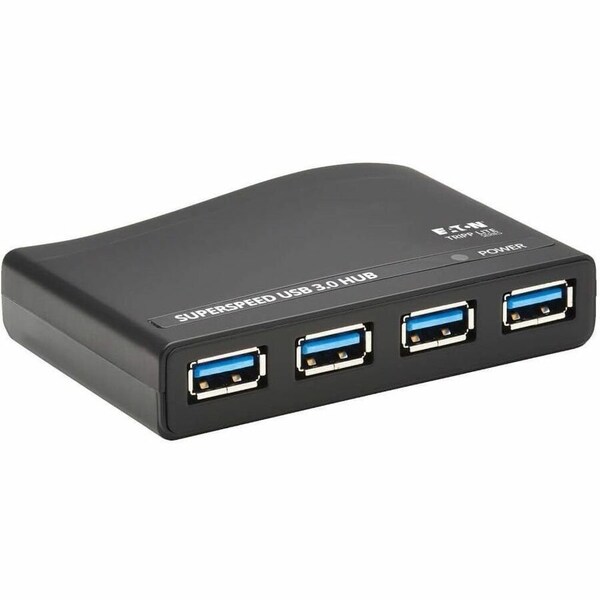 Eaton Tripp Lite Series 4-Port USB-A Mini Hub - USB 3.x 5Gbps, International Plug Adapters U360-004-R-INT - main