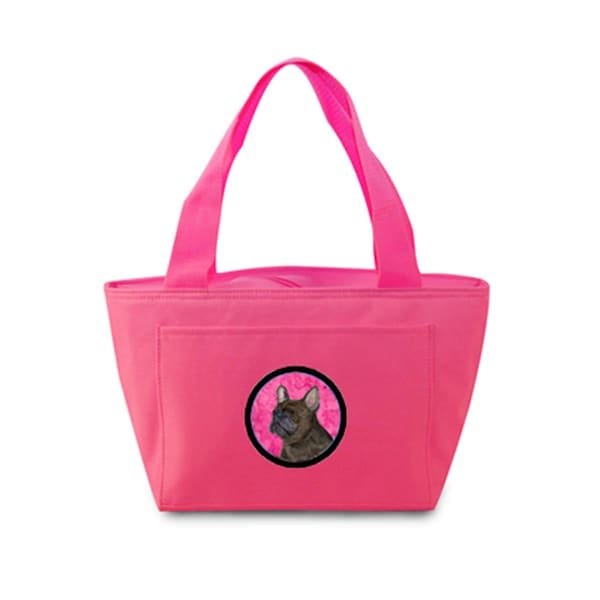 Carolines Treasures Pink French Bulldog Zippered Insulated School Washable And Stylish Lunch Bag Cooler SS4795-PK-8808 - main