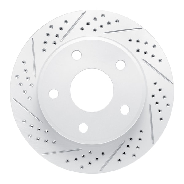 Dynamic Friction Co DFC Geoperformance Rotor - Drilled and Slotted 830-40105L - main