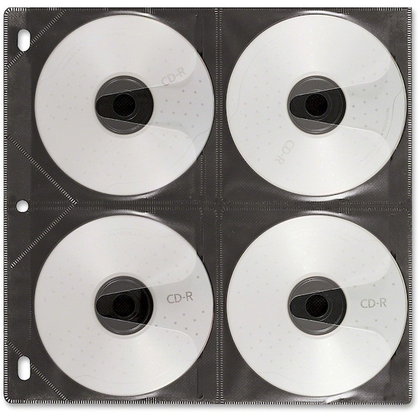 Ideastream Consumer Products Vaultz VZ01415 Two-Sided CD Refill Pages for Three-Ring Binder, 50/Pack VZ01415 - main