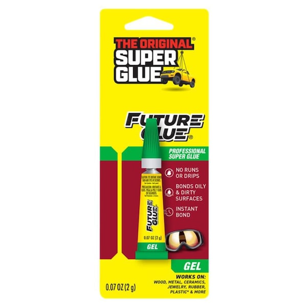 Super Glue Instant Adhesive, Future Glue Series, Clear, 0.07 oz, Tube 15109 - main