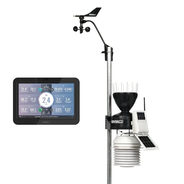 Davis Instruments Weather Station, Plastic, LCD, Tripod Mount 6253 - main