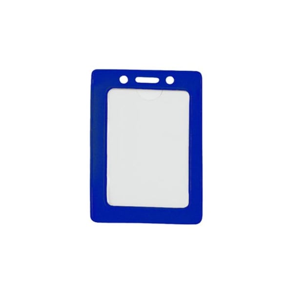 Brady BADGE HOLDER, DATA/CREDIT CARD, BLUE FRAME VINYL BADGE HOLDER, SLOT 1820-3002 - main