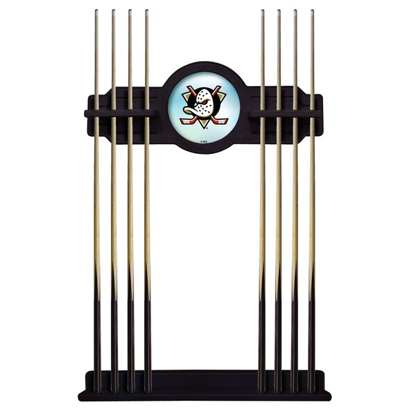 Holland Bar Stool Co Anaheim Ducks Cue Rack in English Tudor Finish CueETudAnaDks - main