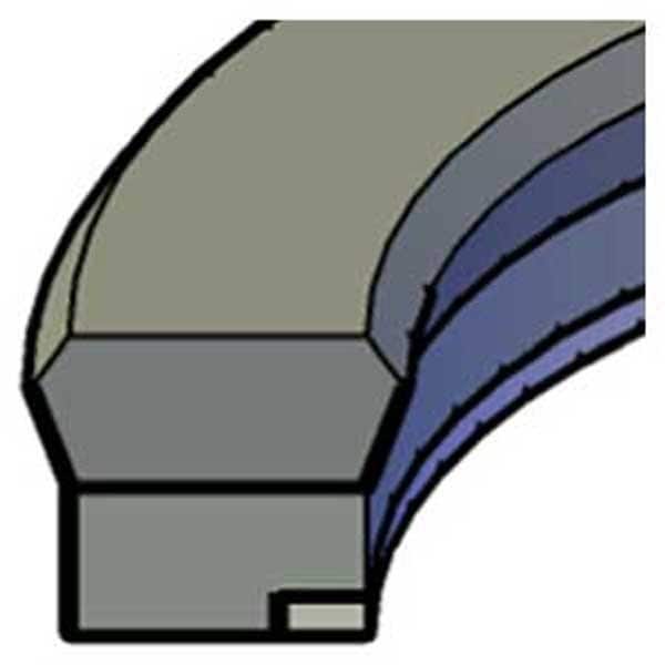 Hercules Sealing Products MUFN-25X33X7EI, RUS-NBR-25x33x7, U-SEALS MUFN-25X33X7EI - main