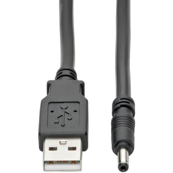 Tripp Lite USB to DC Power Cable M/M USB-A to 3.5 x 1.35mm DC Barrel 3ft U152-003-3P5 - main