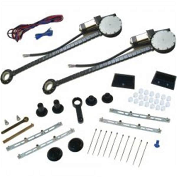 Perfectpitch AUTPW4650 2 Door Universal Power Window Kit with 3 Illuminated Switches PE2586970 - main