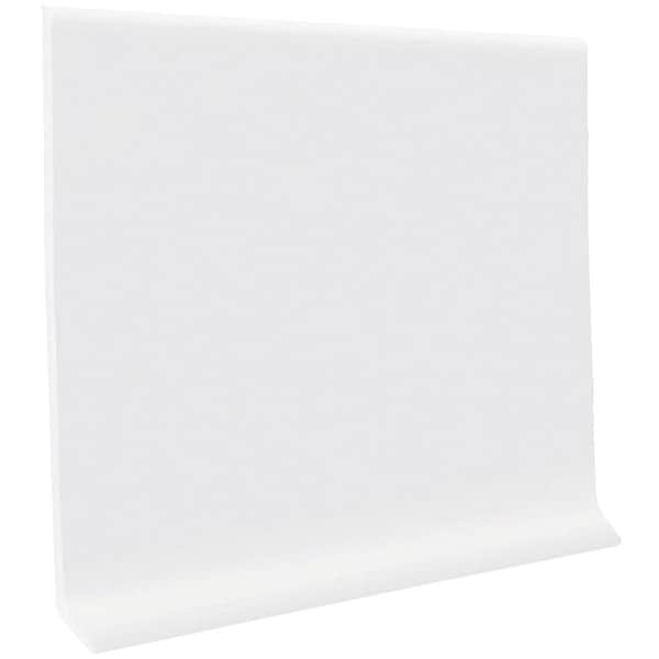 Roppe 2-1/2''x4 ' Snow Wht Vinyl Dryback Wall Cove Base H1625C54P161 - main
