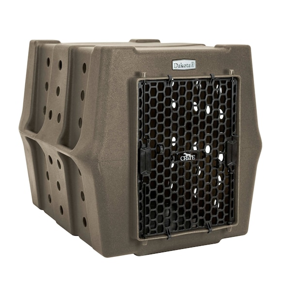 Dakota 283 CRaTE - Canine Rough and Tough Economy Kennel - Intermediate - Coyote Granite D2-CRATE-MD-COY - main