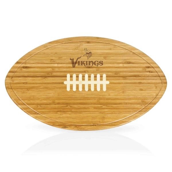 Picnic Time Family Of Brands NFL Minnesota Vikings - Kickoff Football Cutting Board & Serving Tray 908-00-505-183-2 - main