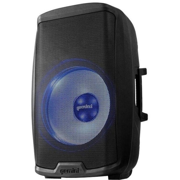 Gemini AS-2115BT-LT Portable Bluetooth Speaker System - 2000 W RMS - Black - 40 Hz to 20 kHz - USB AS-2115BT-LT - main