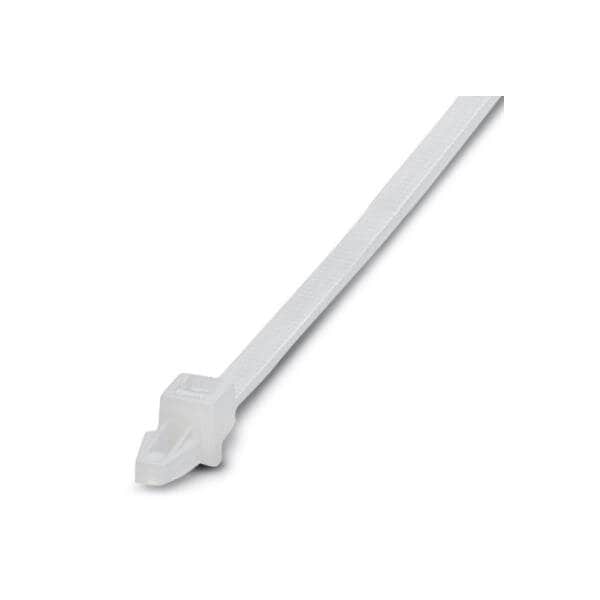 Phoenix Contact Cable Tie, 150 mm L, 5.2 mm Max Bundle Dia., Transparent, PA 6.6, 130 N Strength 3240801 - main