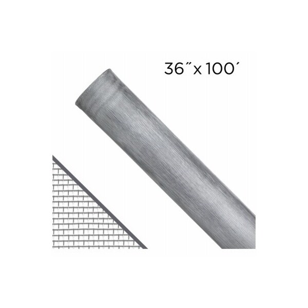 New York Wire Screen 36 Bright Aluminum FCS9296-M - main