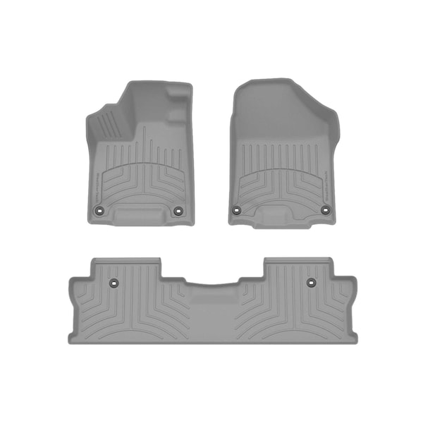Weathertech Grey, Front and Rear FloorLiner HP 46971-1-2IM - main