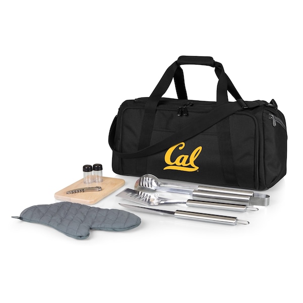 Picnic Time Family Of Brands NCAA Cal Bears BBQ Kit Grill Set & Cooler, BBQ Accessories 757-06-175-074-0 - main