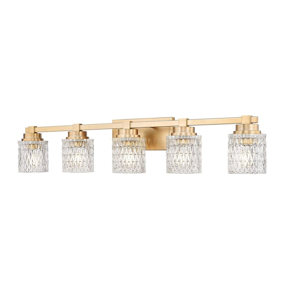 Z-Lite Jacqueline Modern Gold 5 Light Vanity 6101-5V-MGLD - main