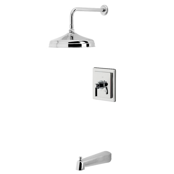 Kingston Brass Single-Handle Pressure Balanced Tub and Shower Faucet, Polished Chrome KB6141NDL - main