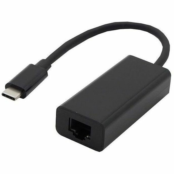 Axiom USB-C Male to Gigabit Ethernet (RJ45) Female Adapter - Black USBCMRJ45FK-AX - main