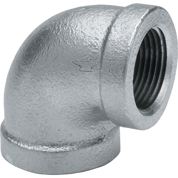 Anvil 1/2'' 90 Deg. Galvanized Elbow, 1/4 Bend 8700124152 - main