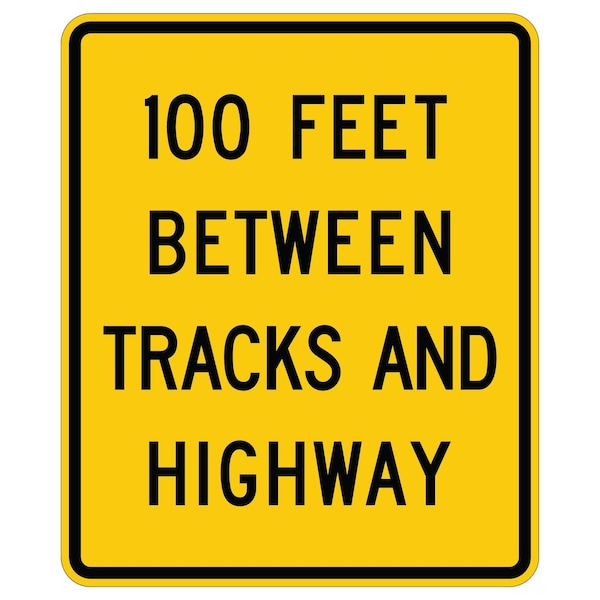 Sign Solutions Usa Traffic Sign, 30 in Width, Aluminum Sign, Vertical Rectangle DUS10DFY3036W10-11b - main