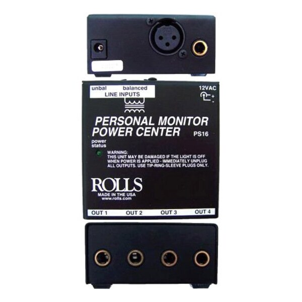 Rolls Power Center for PM Series Personal Monitors PS16 - main