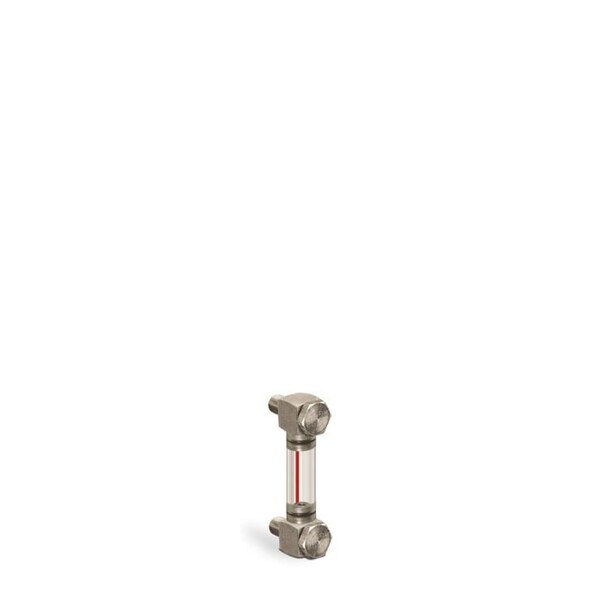 Oil-Rite Standard Nylon Liquid Gauge with 3in. to 12in. Centerline - 3in., 1/2in.-20 B3642-10300BA1W - main