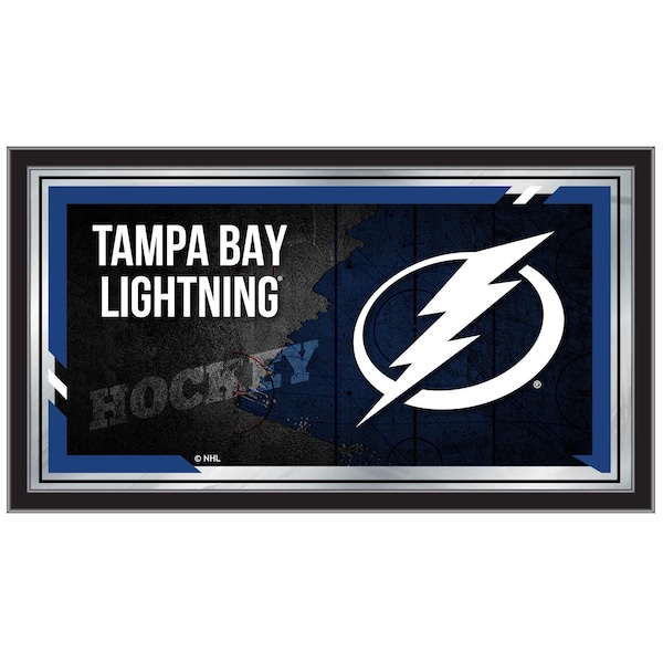 Holland Bar Stool Co Tampa Bay Lightning 15" x 26" Hockey Collector Mirror by Holland Bar Stool Company MColTBLght - main
