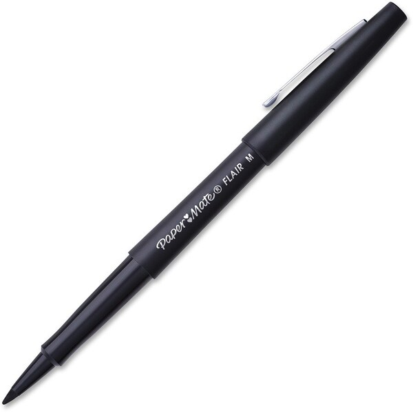 Paper Mate Papermate 1921070 Flair Felt Tip Marker Pen - Black Ink; Medium 1921070 - main