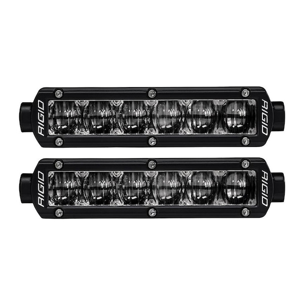 Rigid Industries SR-Series 6in SAE Fog Light - Compliant Pair 906703 - main