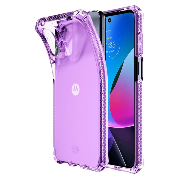 Itskins Spectrum_r Clear Case For Motorola Moto G Play 2024, Light Purple MTFG-SPECM-LIPP - main