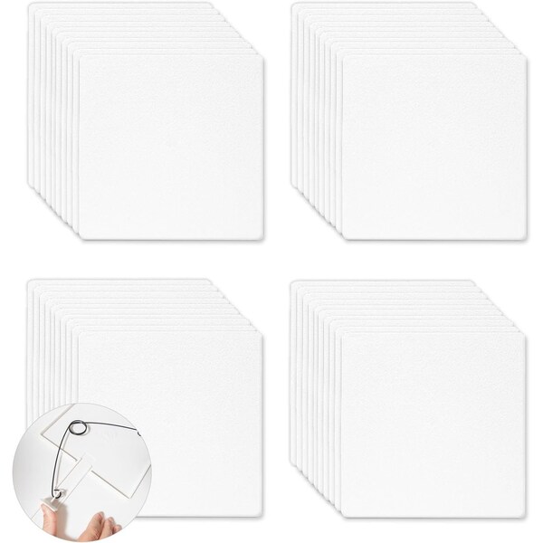 Morvat 8x8 Adjustable Spring Access Panel for Drywall & Ceiling, 40PK MOR-PAP-ADJ-SPRING-88-40PACK-A - main